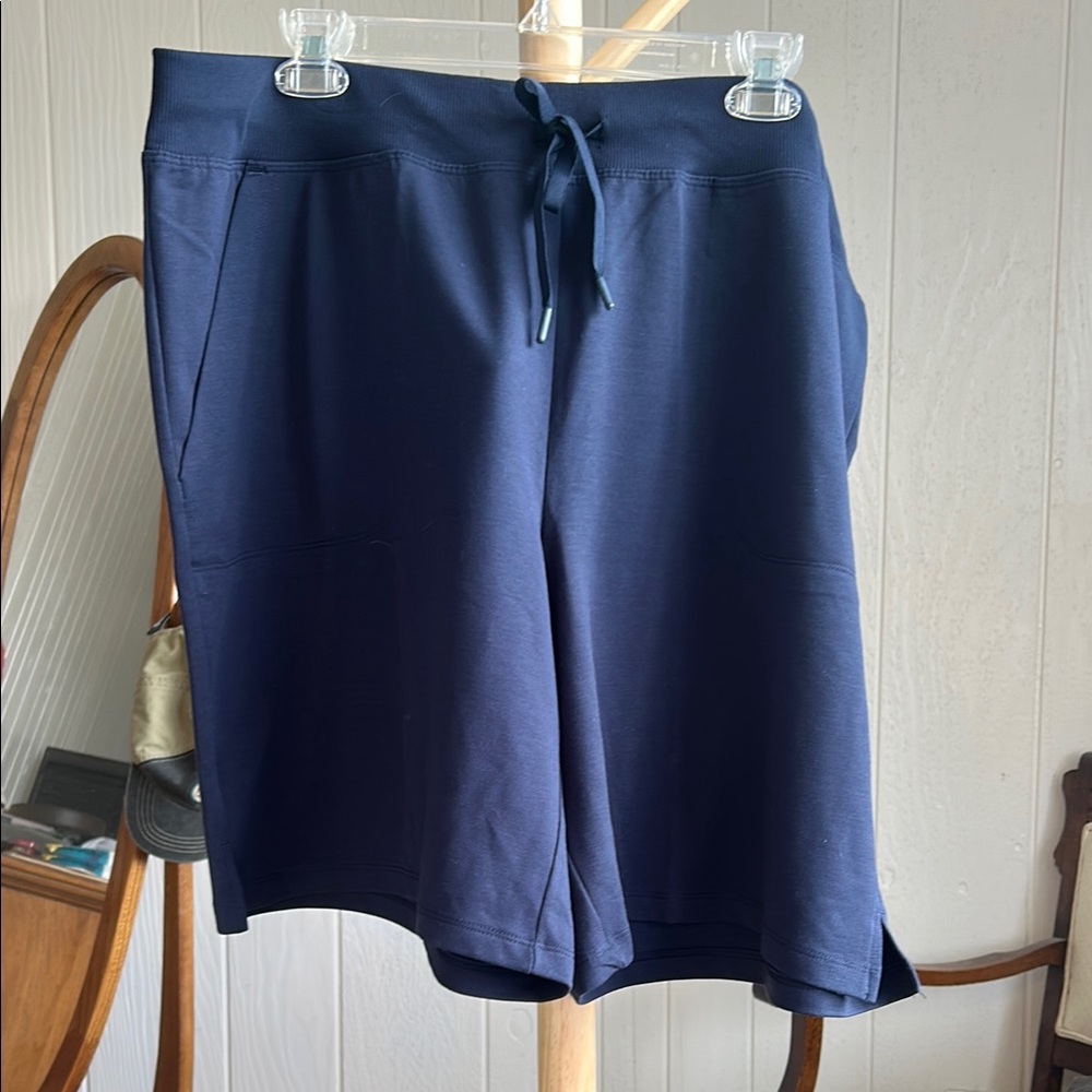 Navy Blue Casual Shorts